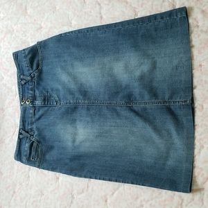 Midi Denim Skirt